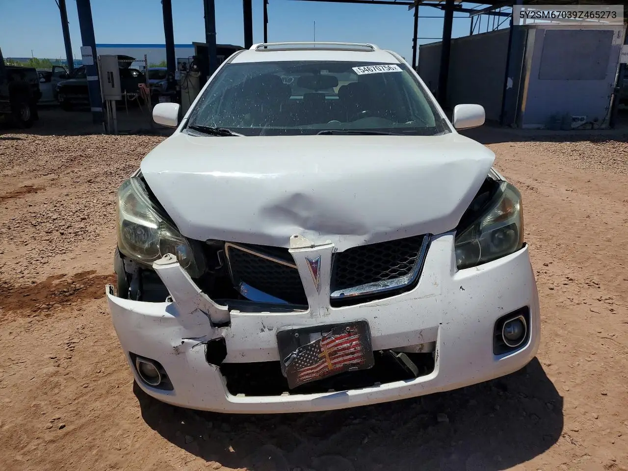 2009 Pontiac Vibe VIN: 5Y2SM67039Z465273 Lot: 54670756