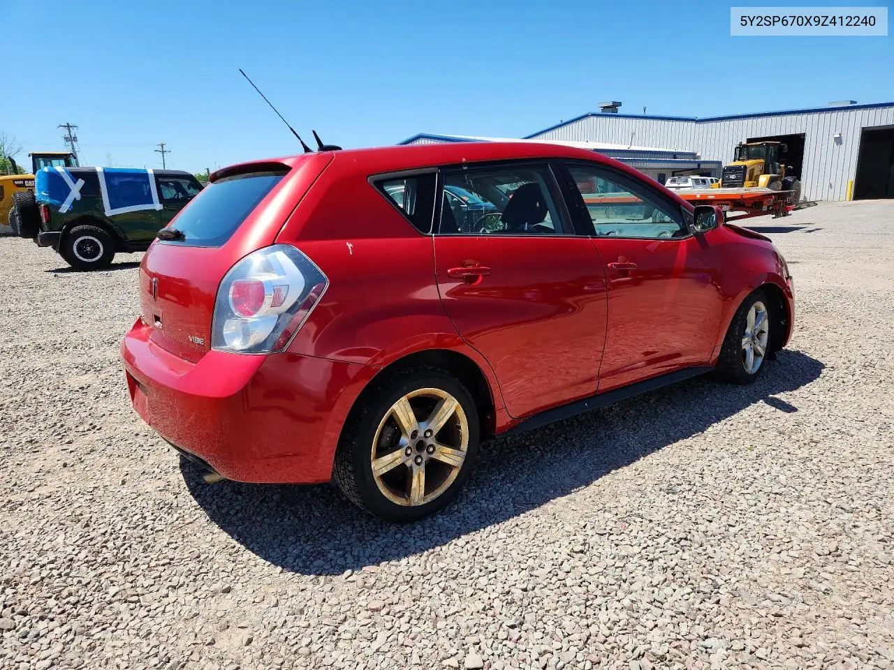 2009 Pontiac Vibe VIN: 5Y2SP670X9Z412240 Lot: 55030506