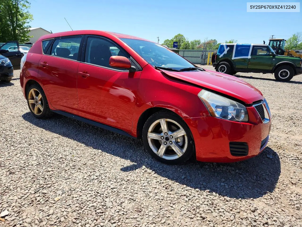 2009 Pontiac Vibe VIN: 5Y2SP670X9Z412240 Lot: 55030506