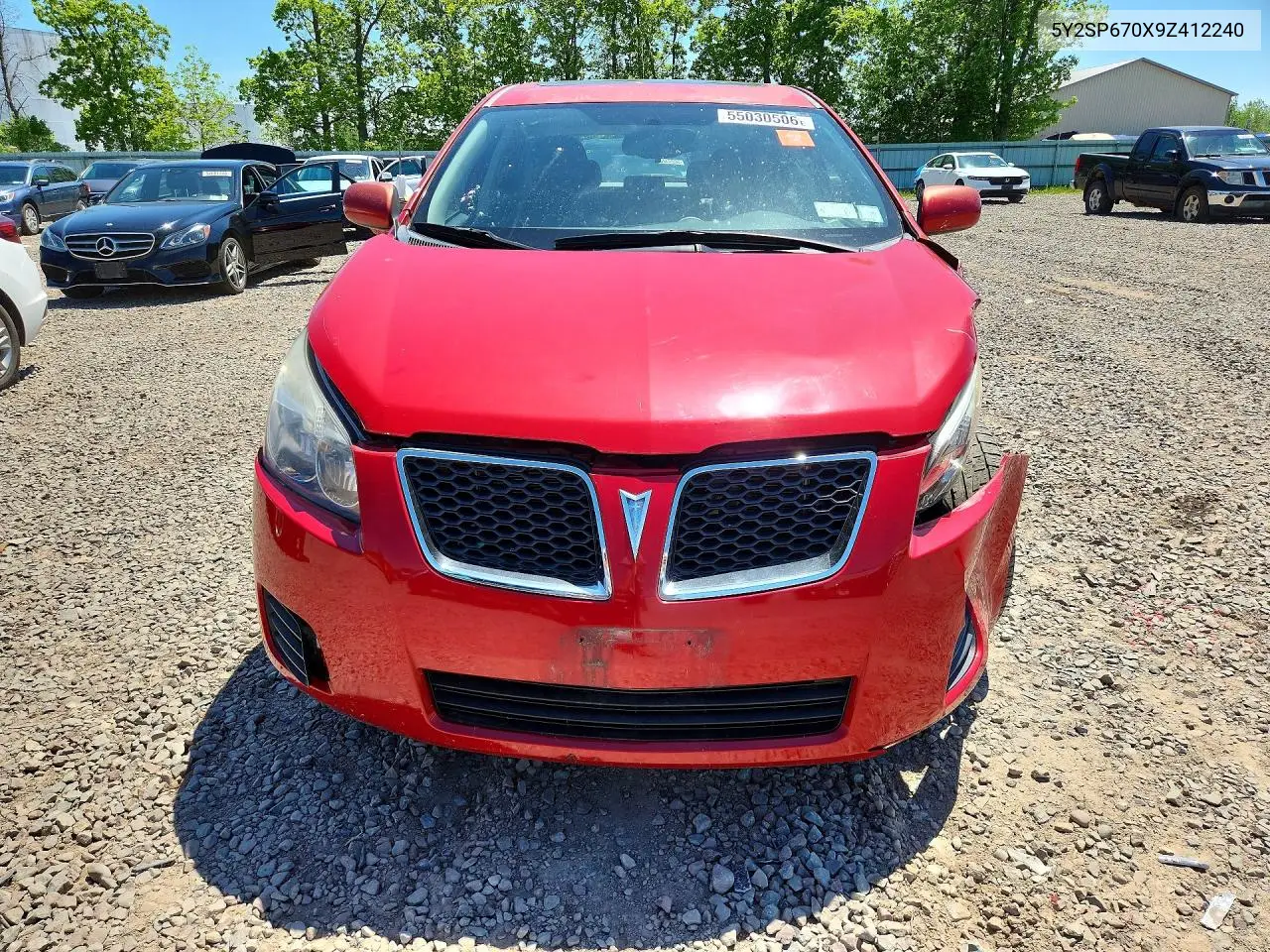 2009 Pontiac Vibe VIN: 5Y2SP670X9Z412240 Lot: 55030506