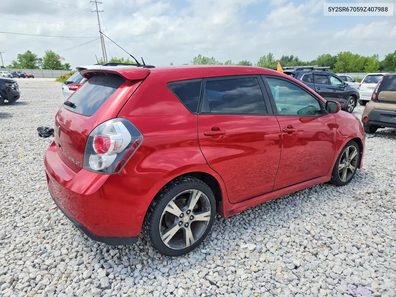2009 Pontiac Vibe Gt VIN: 5Y2SR67059Z407988 Lot: 59311206