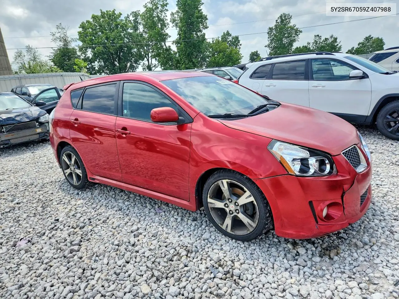 2009 Pontiac Vibe Gt VIN: 5Y2SR67059Z407988 Lot: 59311206