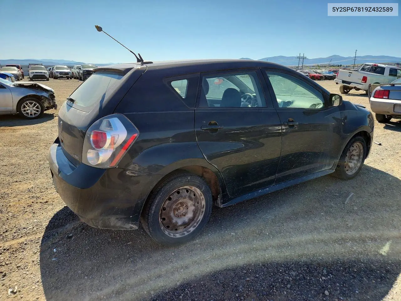 2009 Pontiac Vibe VIN: 5Y2SP67819Z432589 Lot: 60050986