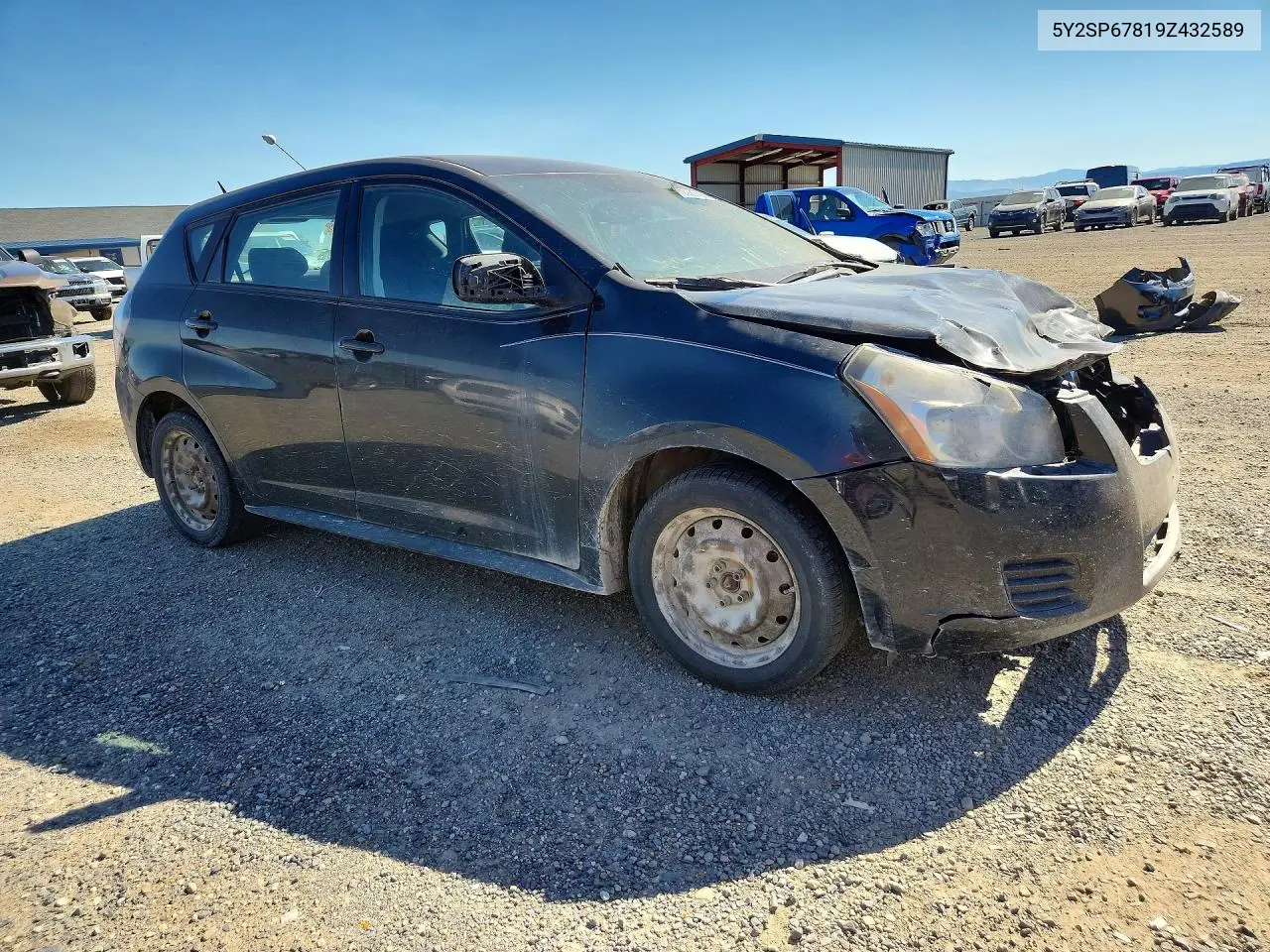 2009 Pontiac Vibe VIN: 5Y2SP67819Z432589 Lot: 60050986