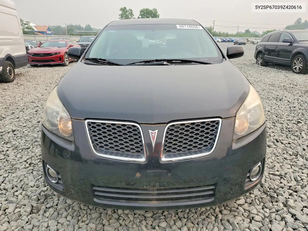2009 Pontiac Vibe VIN: 5Y2SP67039Z420616 Lot: 60716656