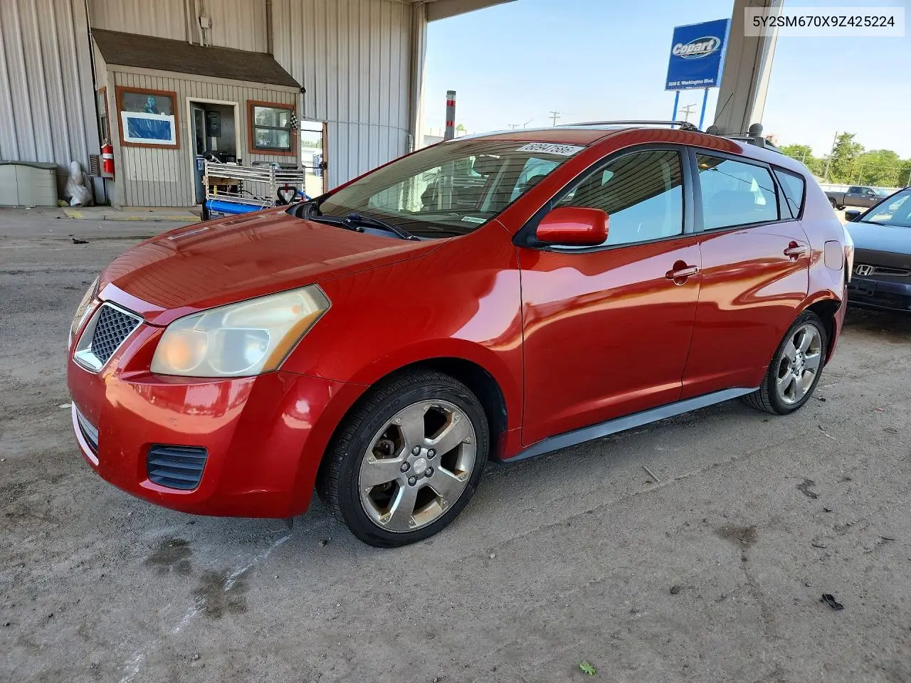 2009 Pontiac Vibe Base VIN: 5Y2SM670X9Z425224 Lot: 60947586