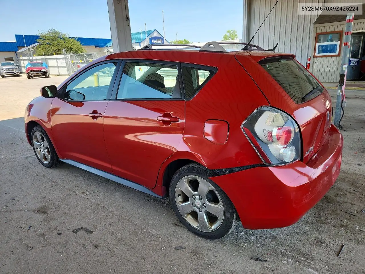 2009 Pontiac Vibe Base VIN: 5Y2SM670X9Z425224 Lot: 60947586
