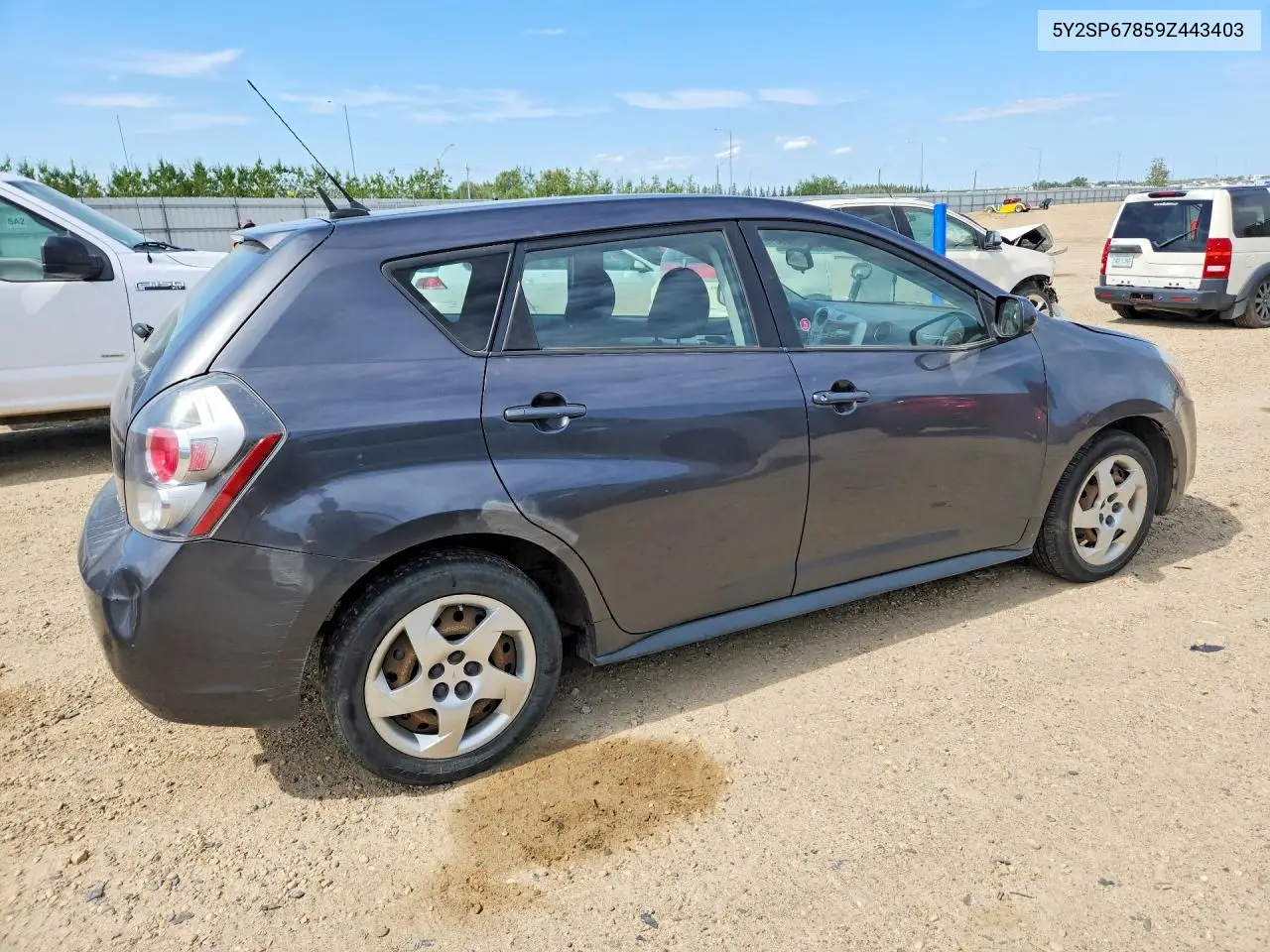 2009 Pontiac Vibe VIN: 5Y2SP67859Z443403 Lot: 61115926