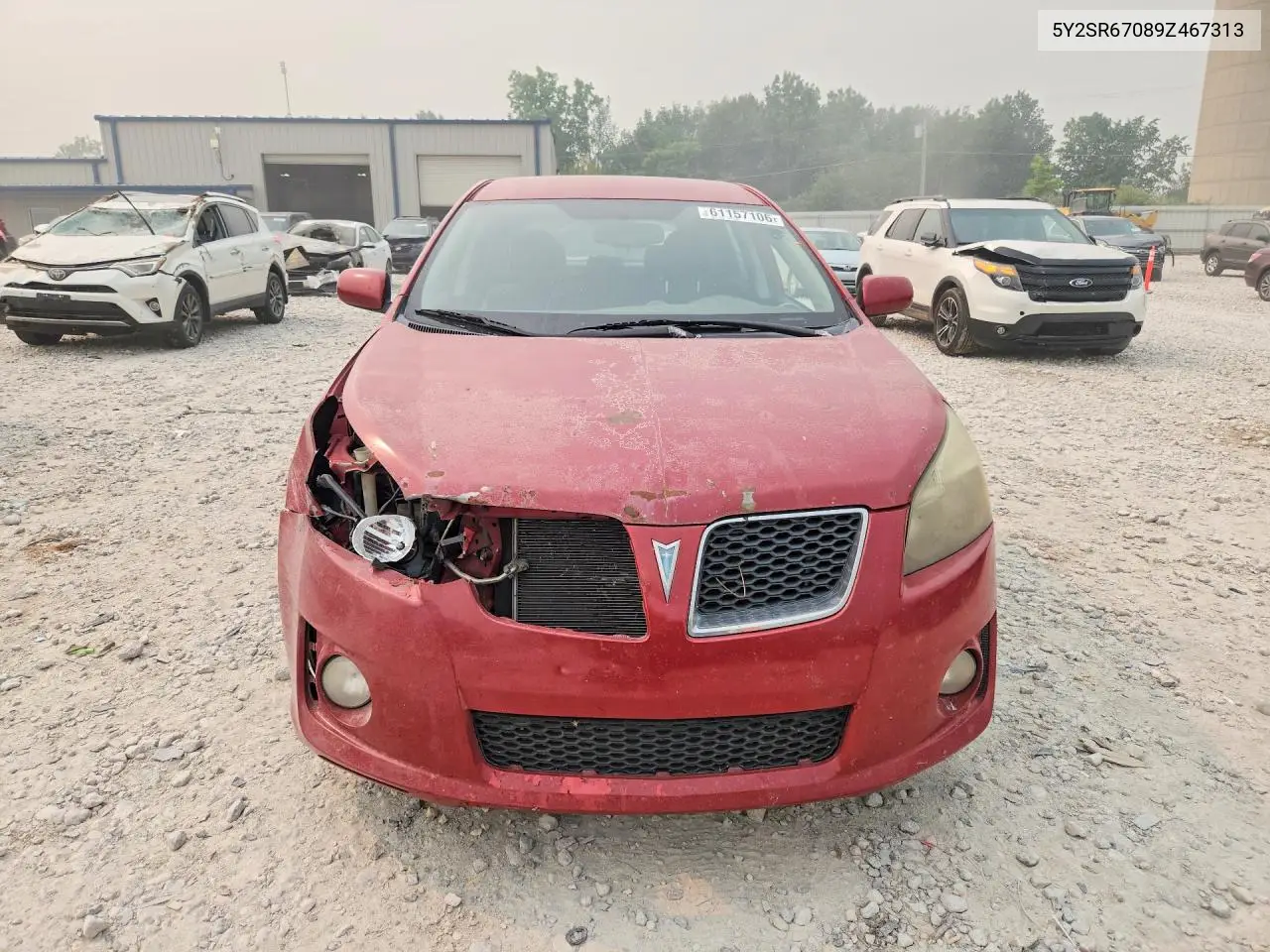 2009 Pontiac Vibe Gt VIN: 5Y2SR67089Z467313 Lot: 61157106
