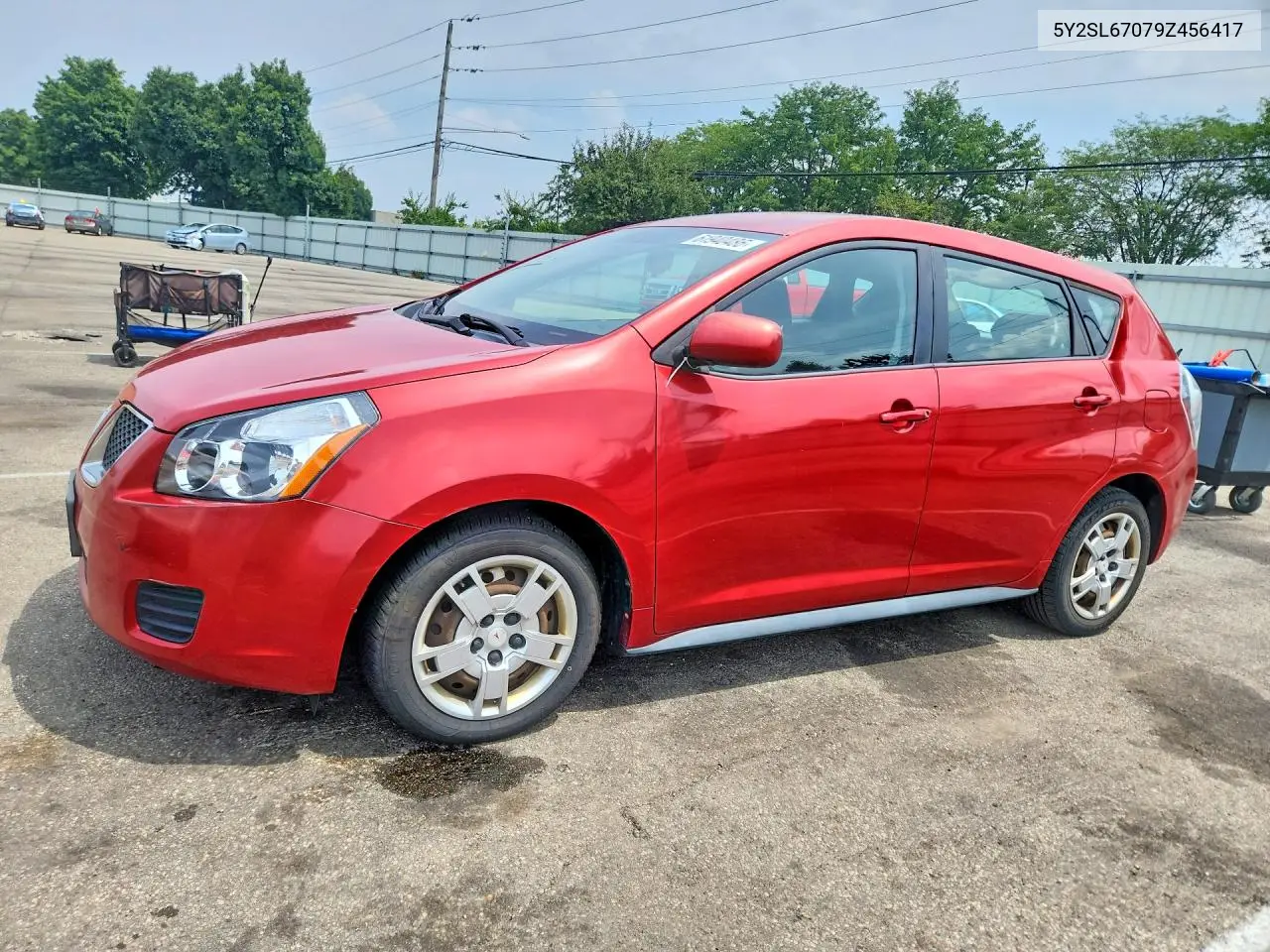 2009 Pontiac Vibe VIN: 5Y2SL67079Z456417 Lot: 61940486