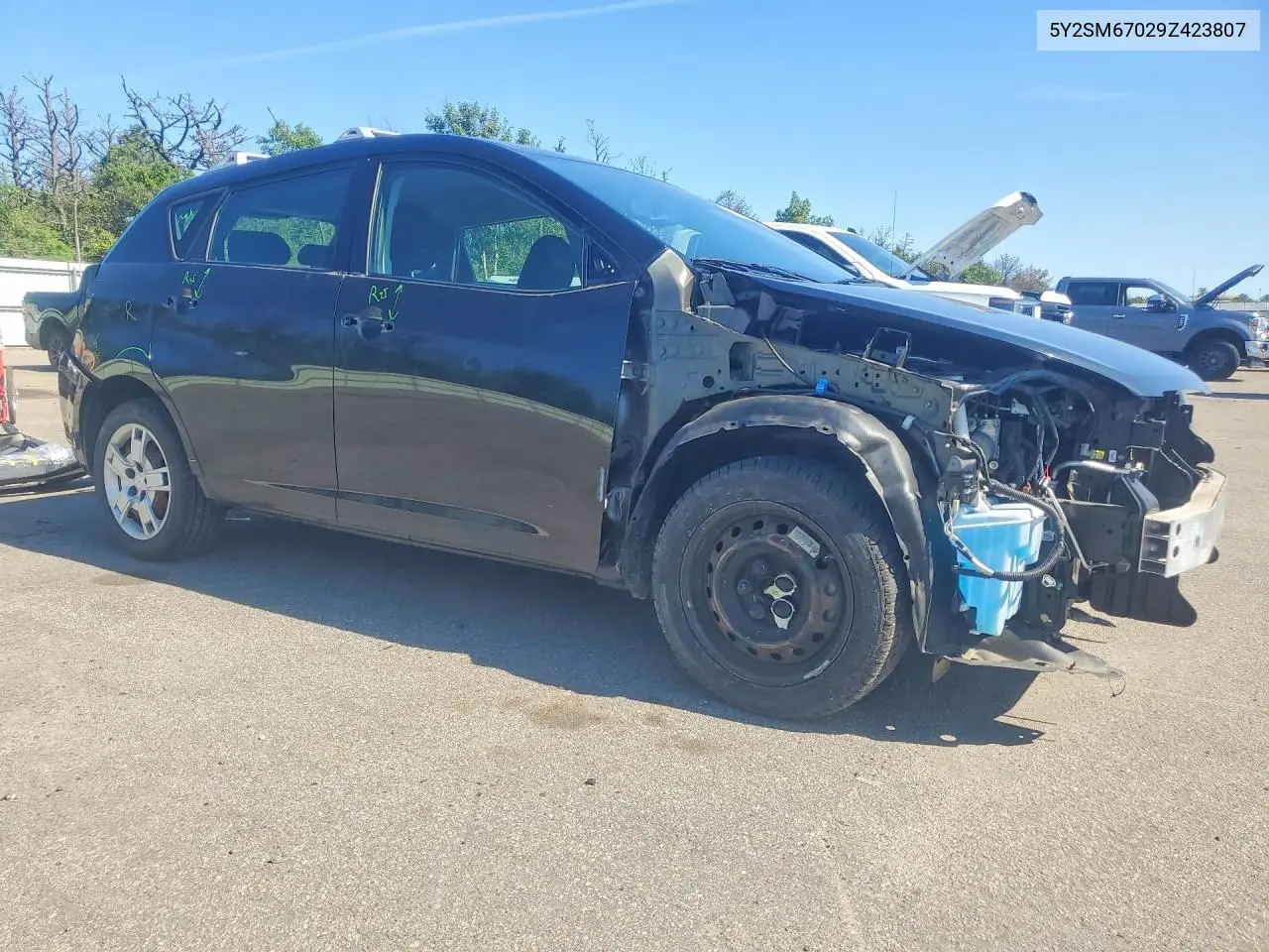 2009 Pontiac Vibe VIN: 5Y2SM67029Z423807 Lot: 61959706