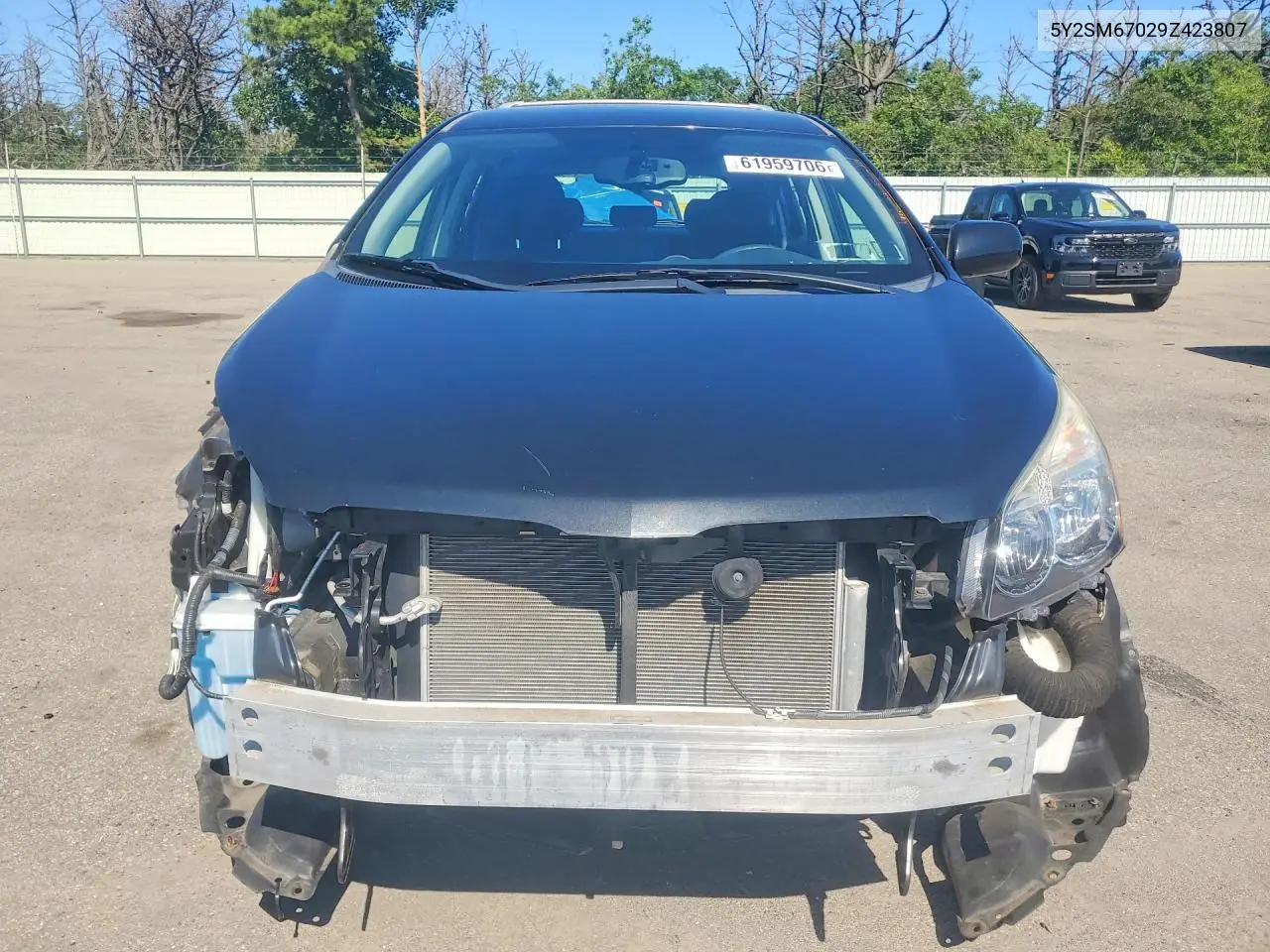 2009 Pontiac Vibe VIN: 5Y2SM67029Z423807 Lot: 61959706