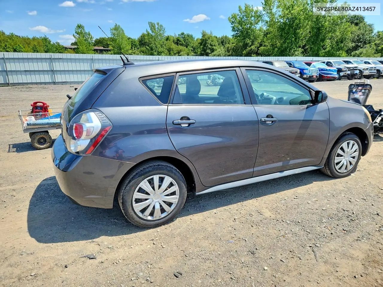 2010 Pontiac Vibe VIN: 5Y2SP6E80AZ413457 Lot: 61872756