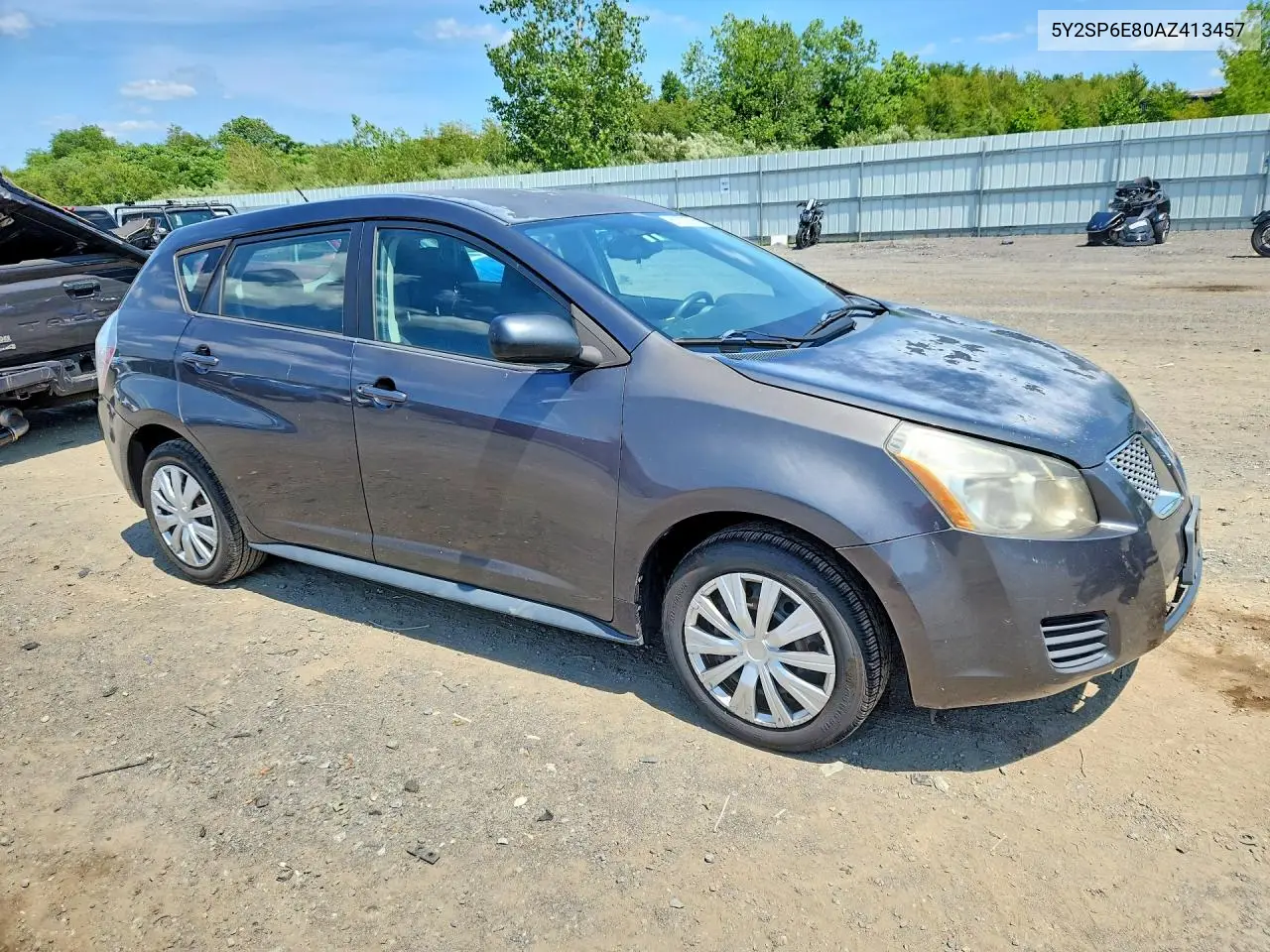 2010 Pontiac Vibe VIN: 5Y2SP6E80AZ413457 Lot: 61872756