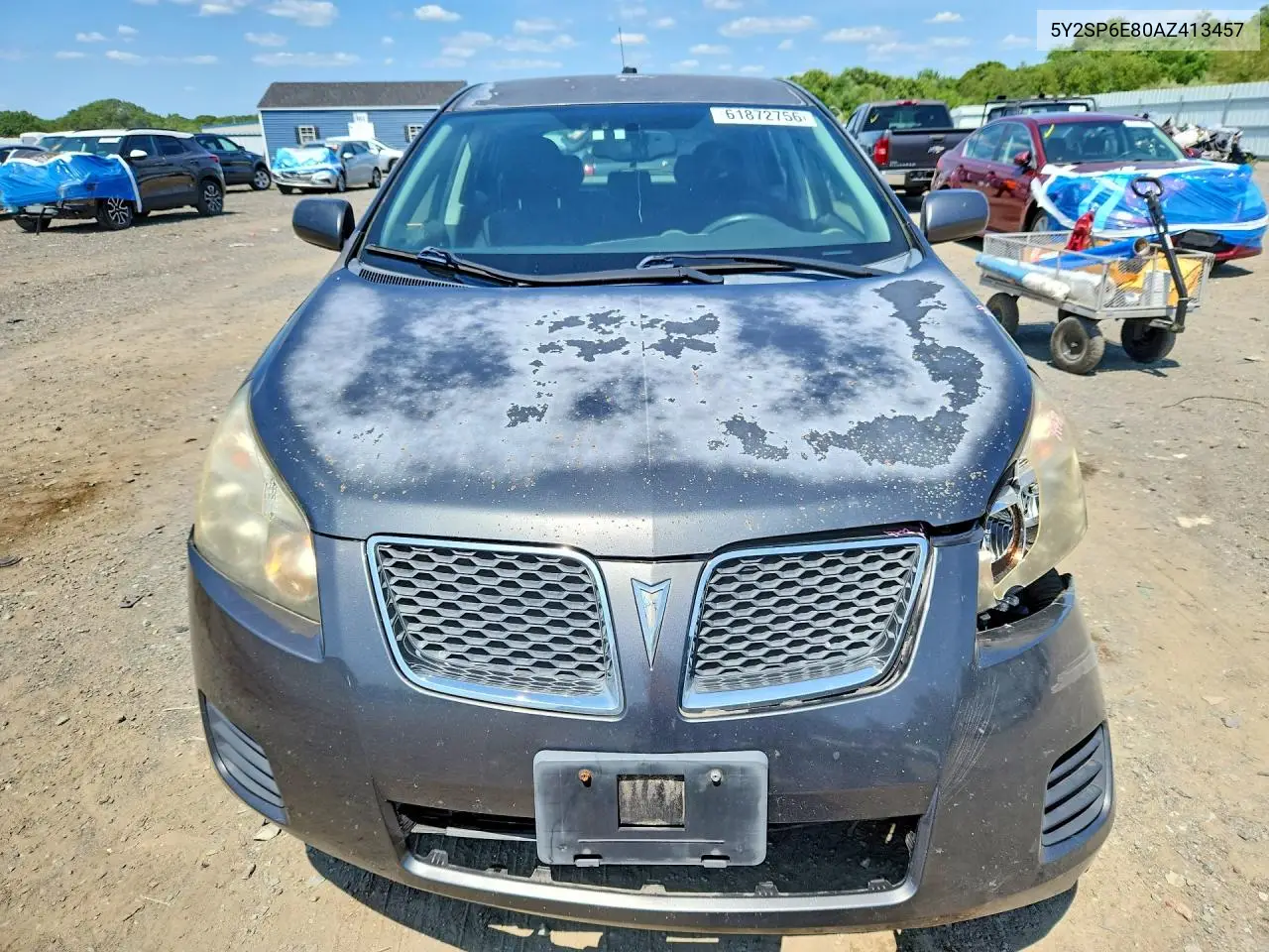 2010 Pontiac Vibe VIN: 5Y2SP6E80AZ413457 Lot: 61872756
