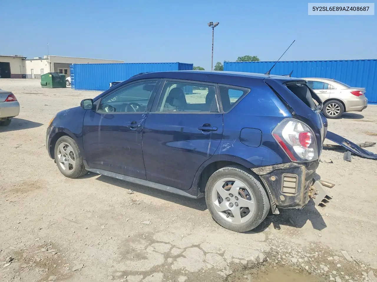 2010 Pontiac Vibe VIN: 5Y2SL6E89AZ408687 Lot: 85621585