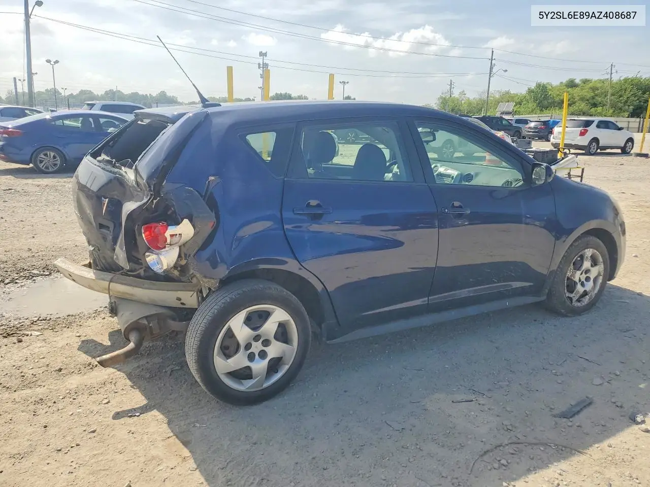2010 Pontiac Vibe VIN: 5Y2SL6E89AZ408687 Lot: 85621585