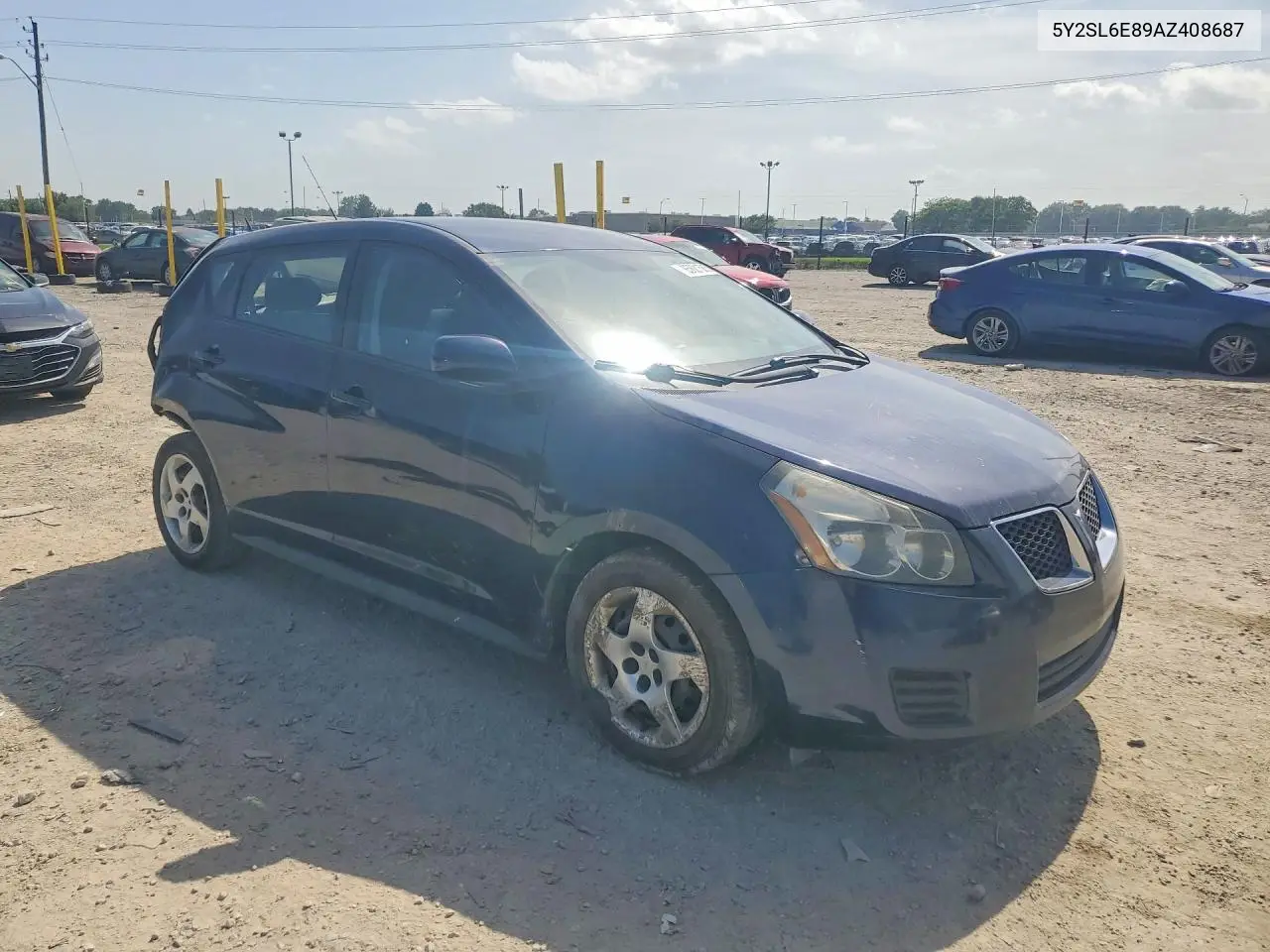 2010 Pontiac Vibe VIN: 5Y2SL6E89AZ408687 Lot: 85621585
