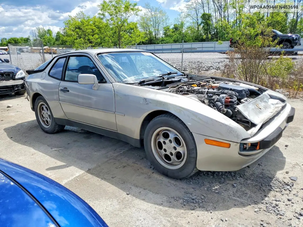 1984 Porsche 944 VIN: WP0AA0944EN453698 Lot: 56116536