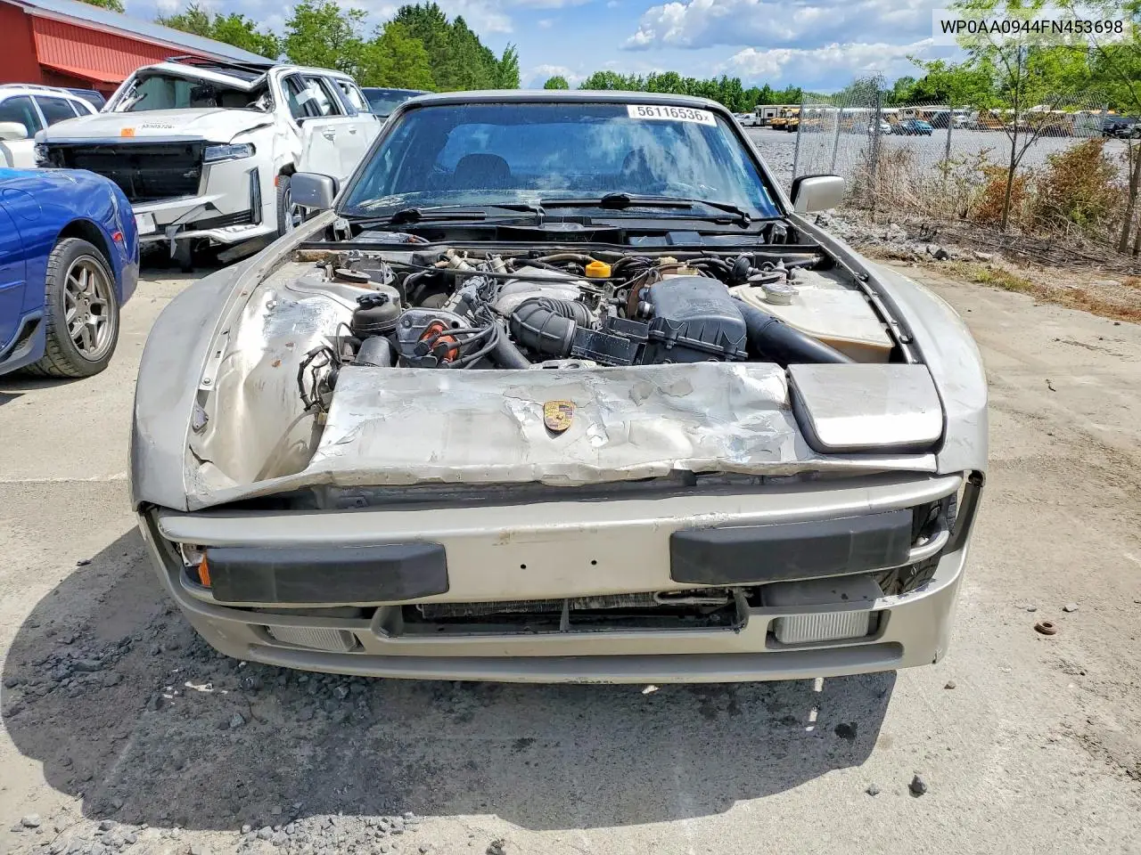 1984 Porsche 944 VIN: WP0AA0944EN453698 Lot: 56116536