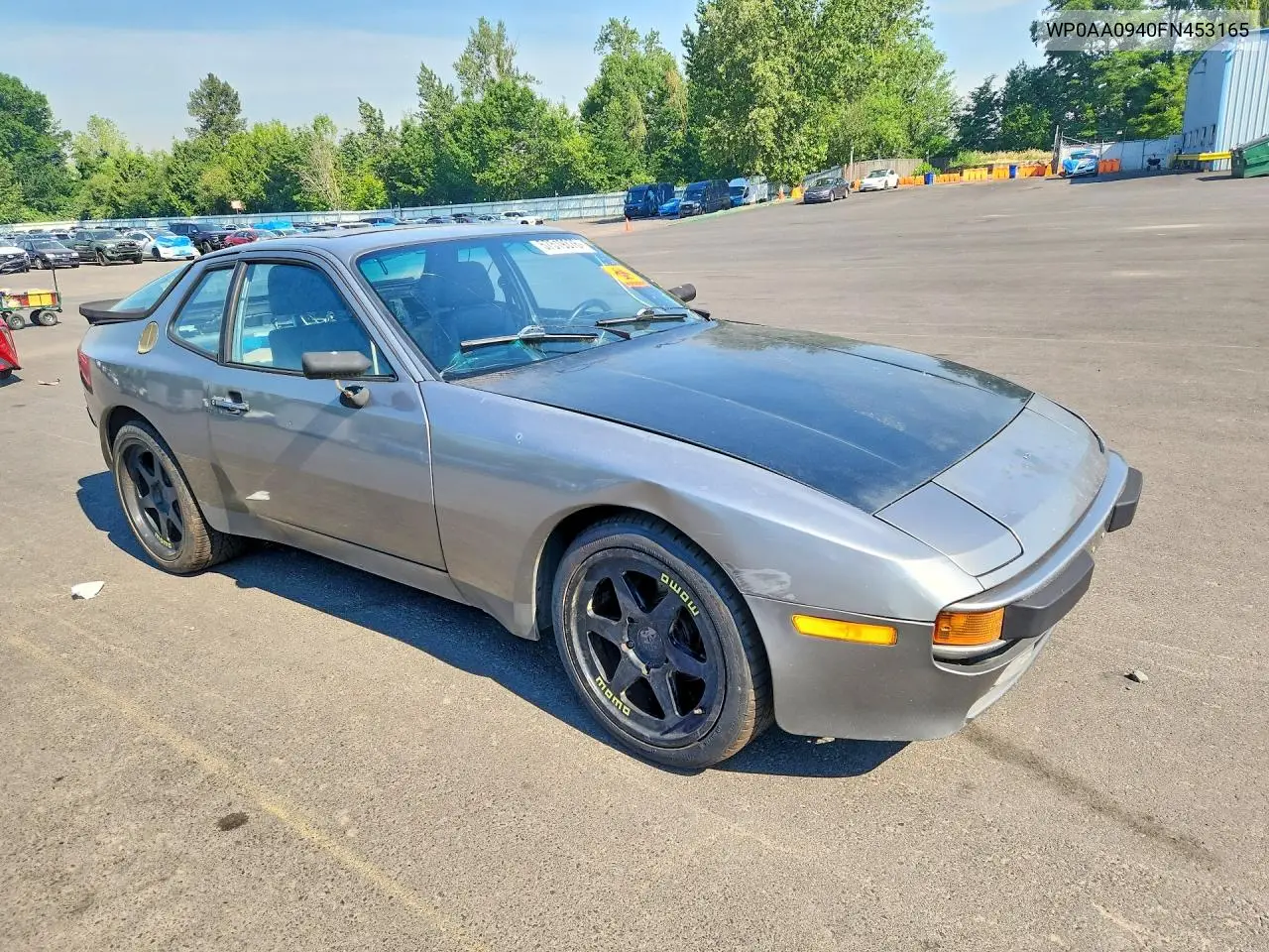 1985 Porsche 944 VIN: WP0AA0940FN453165 Lot: 57519376