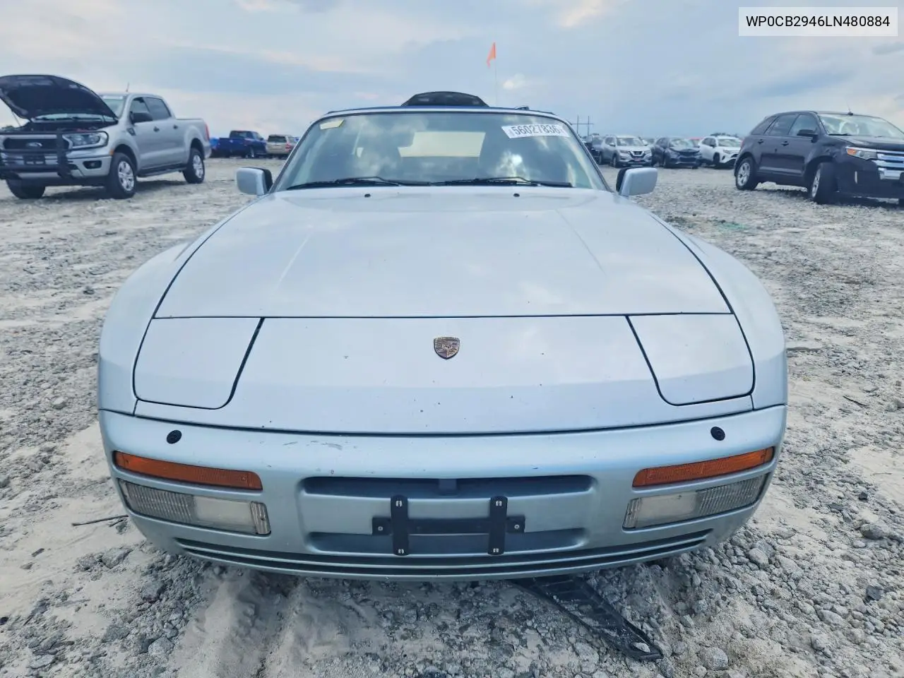 1990 Porsche 944 S VIN: WP0CB2946LN480884 Lot: 56027836