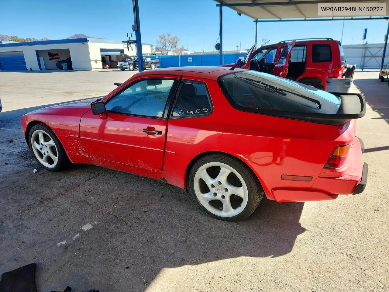 1990 Porsche 944 S VIN: WP0AB2948LN450227 Lot: 78714535