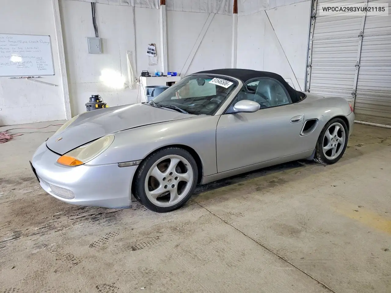 2000 Porsche Boxster VIN: WP0CA2983YU621185 Lot: 51546506