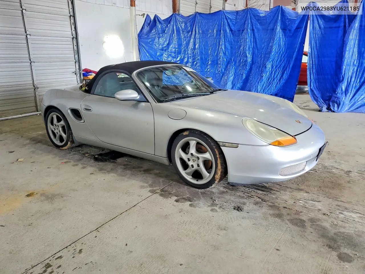 2000 Porsche Boxster VIN: WP0CA2983YU621185 Lot: 51546506