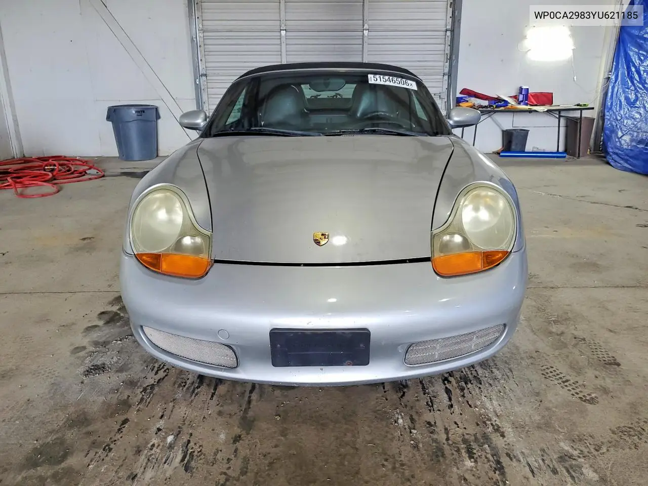 2000 Porsche Boxster VIN: WP0CA2983YU621185 Lot: 51546506