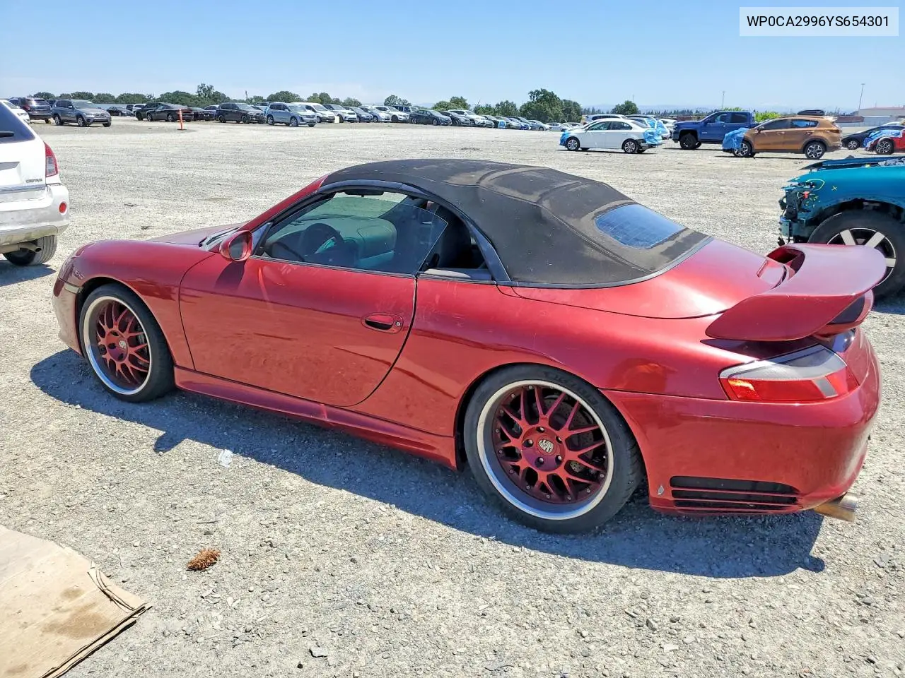 2000 Porsche 911 Carrera 2 VIN: WP0CA2996YS654301 Lot: 54027186