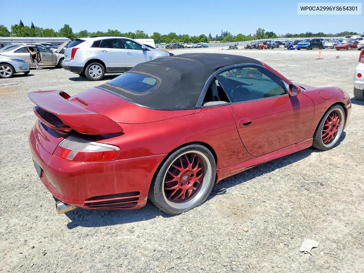 2000 Porsche 911 Carrera 2 VIN: WP0CA2996YS654301 Lot: 54027186