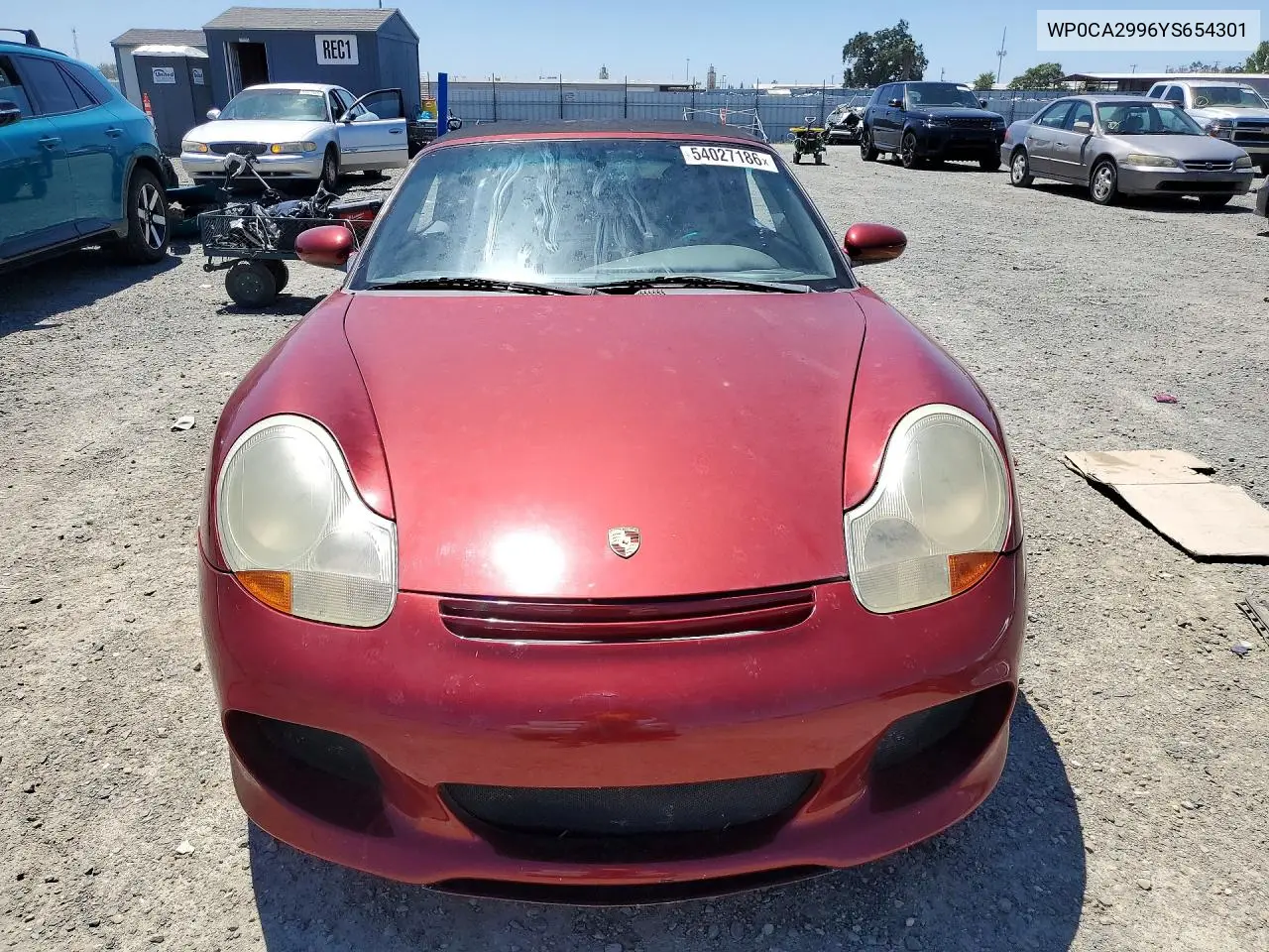 2000 Porsche 911 Carrera 2 VIN: WP0CA2996YS654301 Lot: 54027186