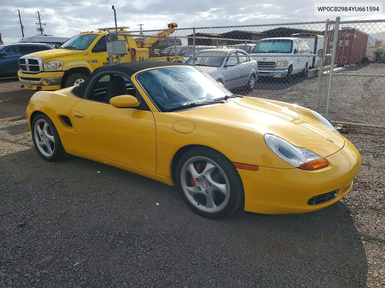 2000 Porsche Boxster S VIN: WP0CB2984YU661594 Lot: 78297705