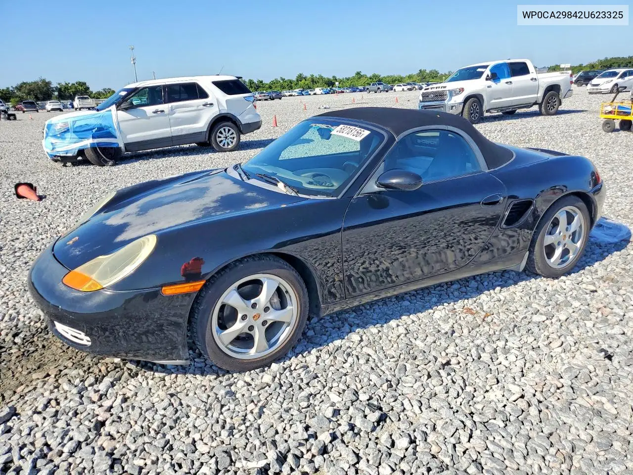 2002 Porsche Boxster VIN: WP0CA29842U623325 Lot: 58218156