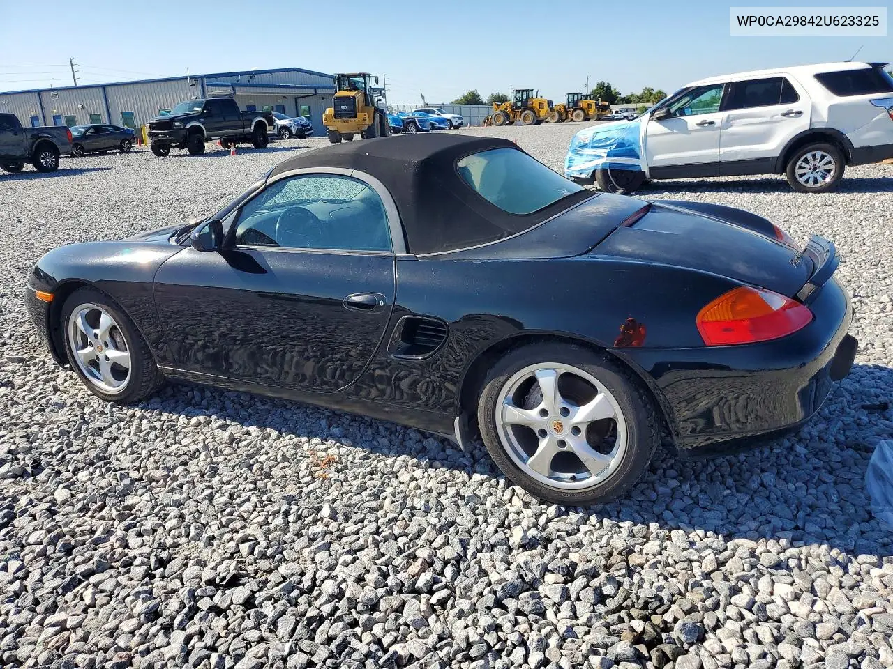 2002 Porsche Boxster VIN: WP0CA29842U623325 Lot: 58218156