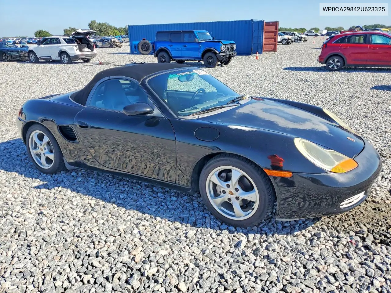 2002 Porsche Boxster VIN: WP0CA29842U623325 Lot: 58218156