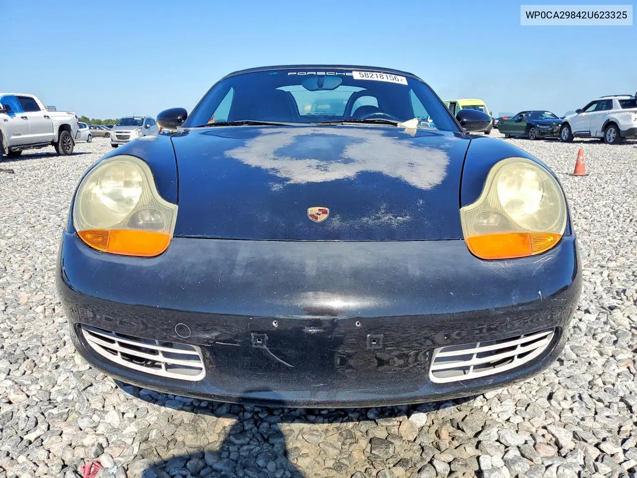 2002 Porsche Boxster VIN: WP0CA29842U623325 Lot: 58218156