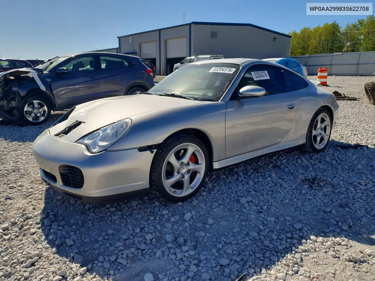 2003 Porsche 911 Carrera 2 VIN: WP0AA29983S622708 Lot: 53204376
