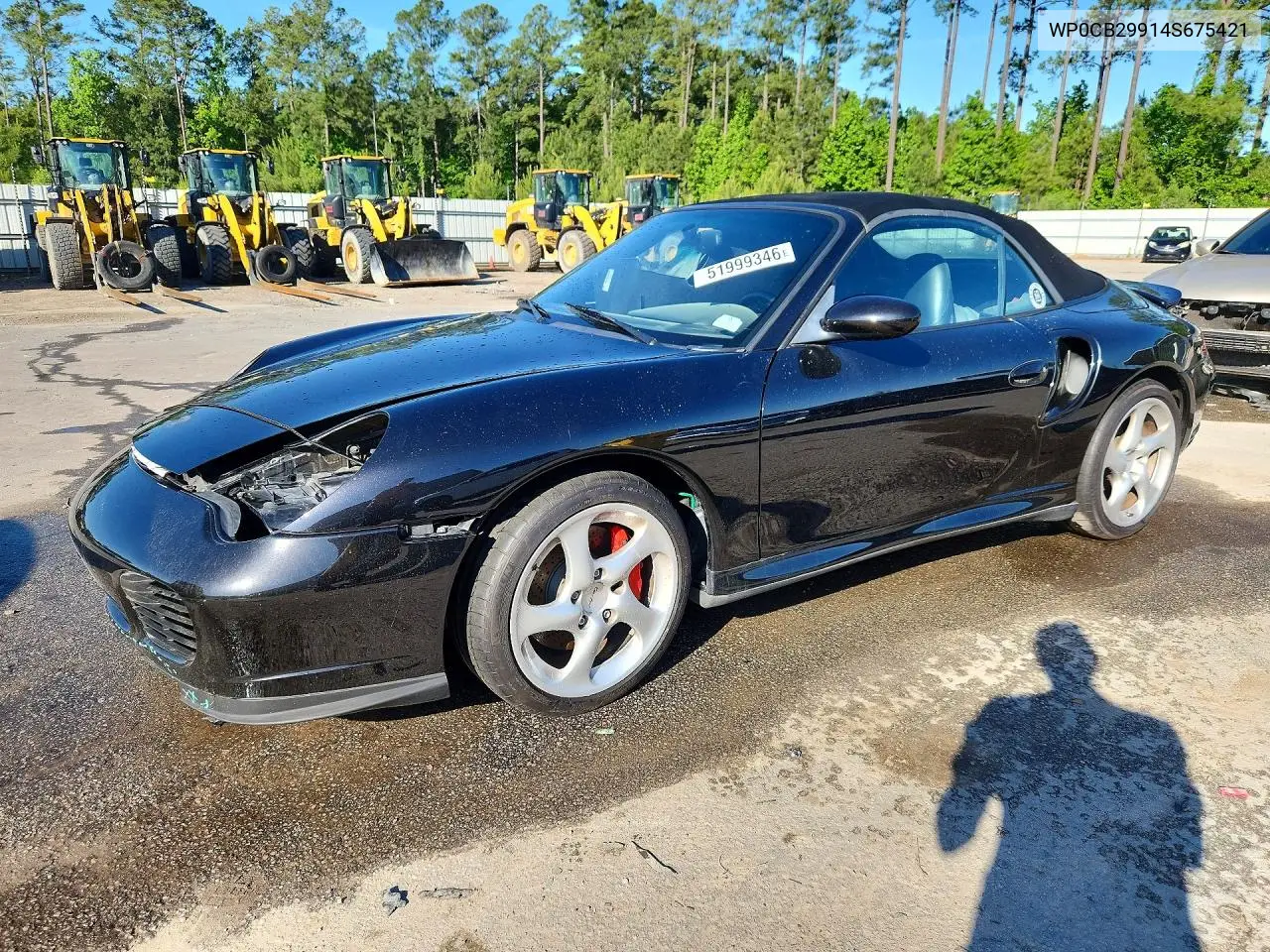 2004 Porsche 911 Turbo Cabriolet VIN: WP0CB29914S675421 Lot: 51999346