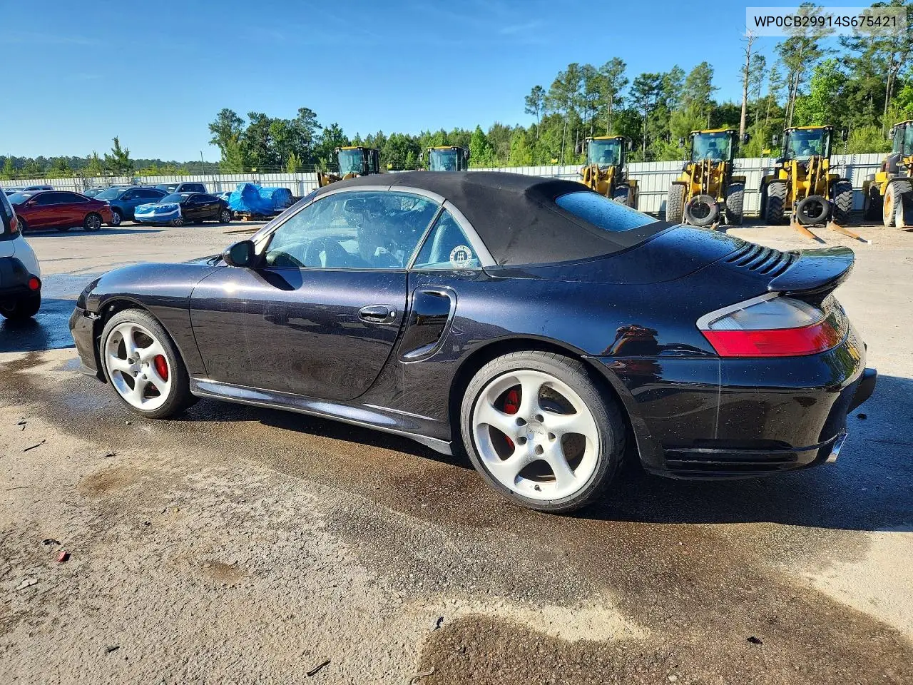 2004 Porsche 911 Turbo Cabriolet VIN: WP0CB29914S675421 Lot: 51999346