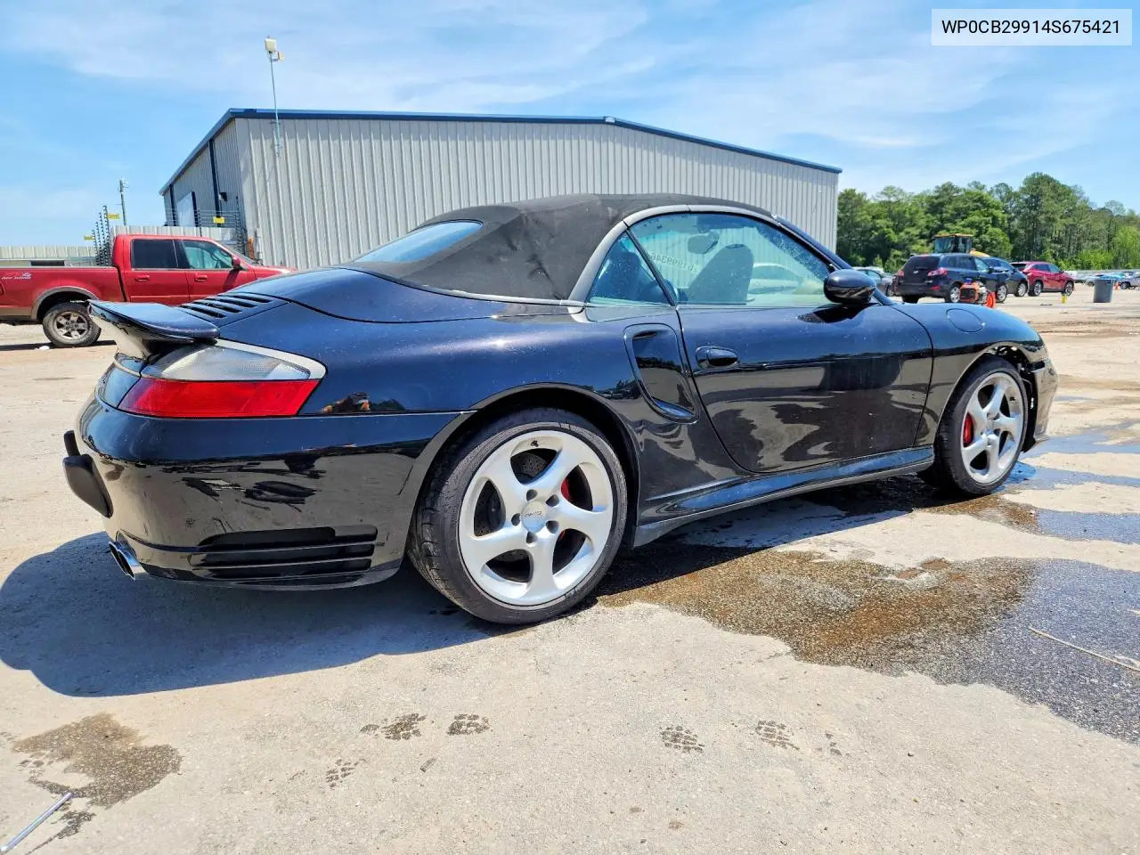 2004 Porsche 911 Turbo Cabriolet VIN: WP0CB29914S675421 Lot: 51999346