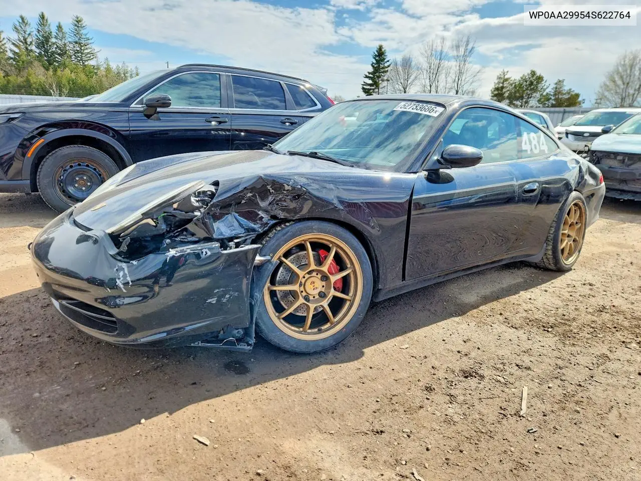 2004 Porsche 911 Carrera 2 VIN: WP0AA29954S622764 Lot: 52733686