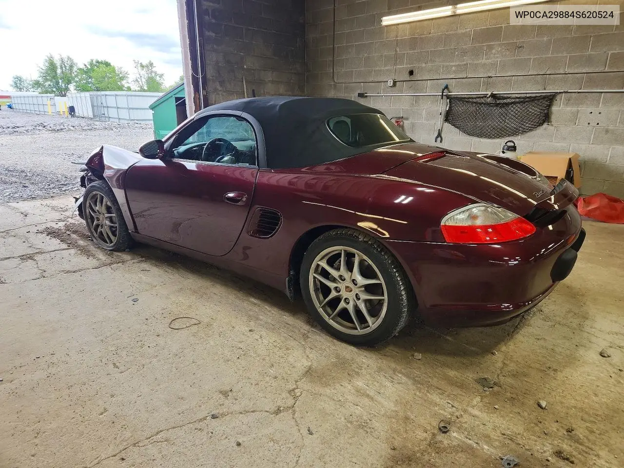2004 Porsche Boxster VIN: WP0CA29884S620524 Lot: 57417176