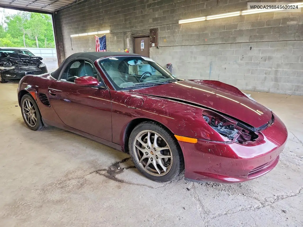 2004 Porsche Boxster VIN: WP0CA29884S620524 Lot: 57417176