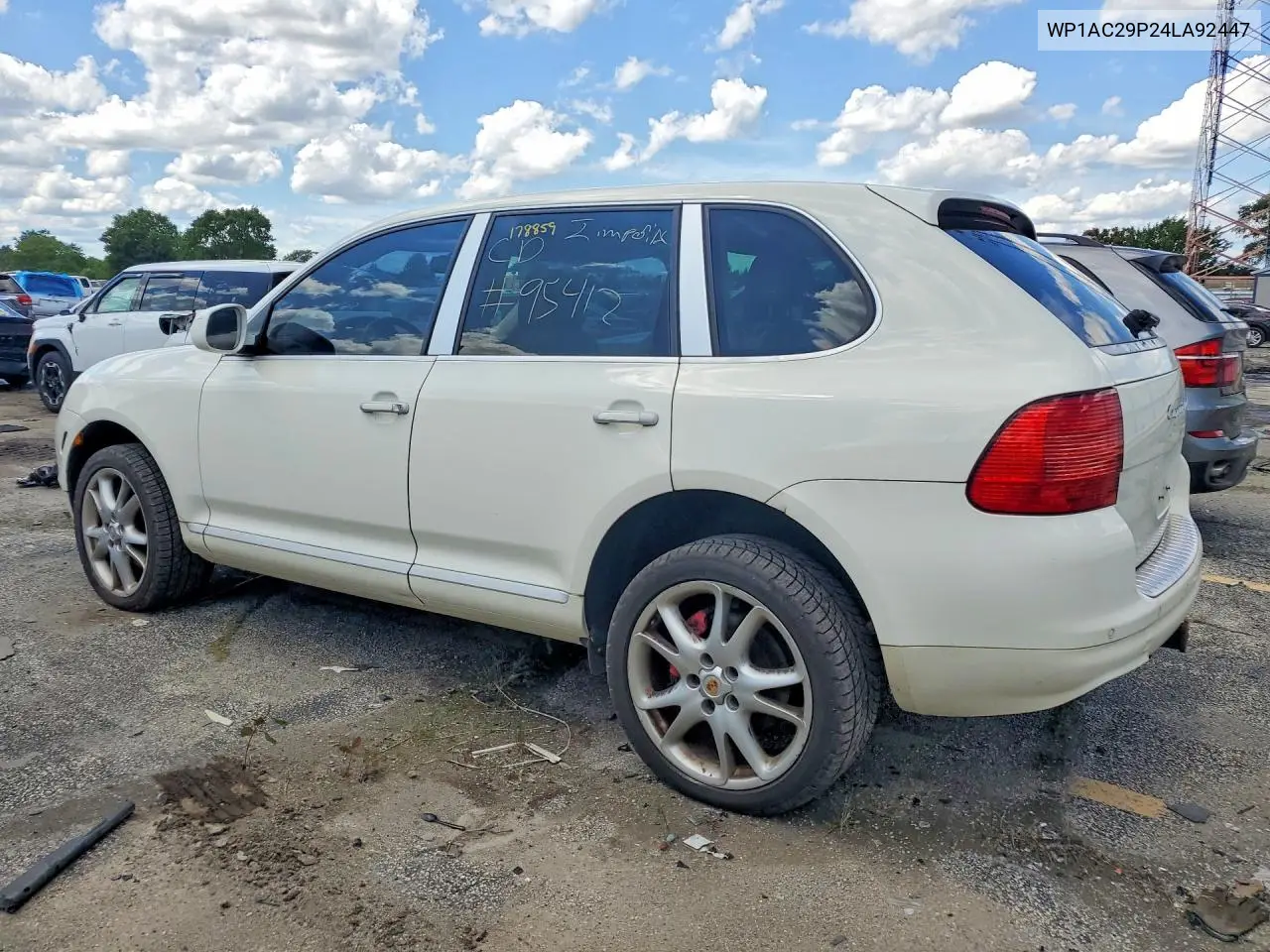 2004 Porsche Cayenne Turbo VIN: WP1AC29P24LA92447 Lot: 58720766
