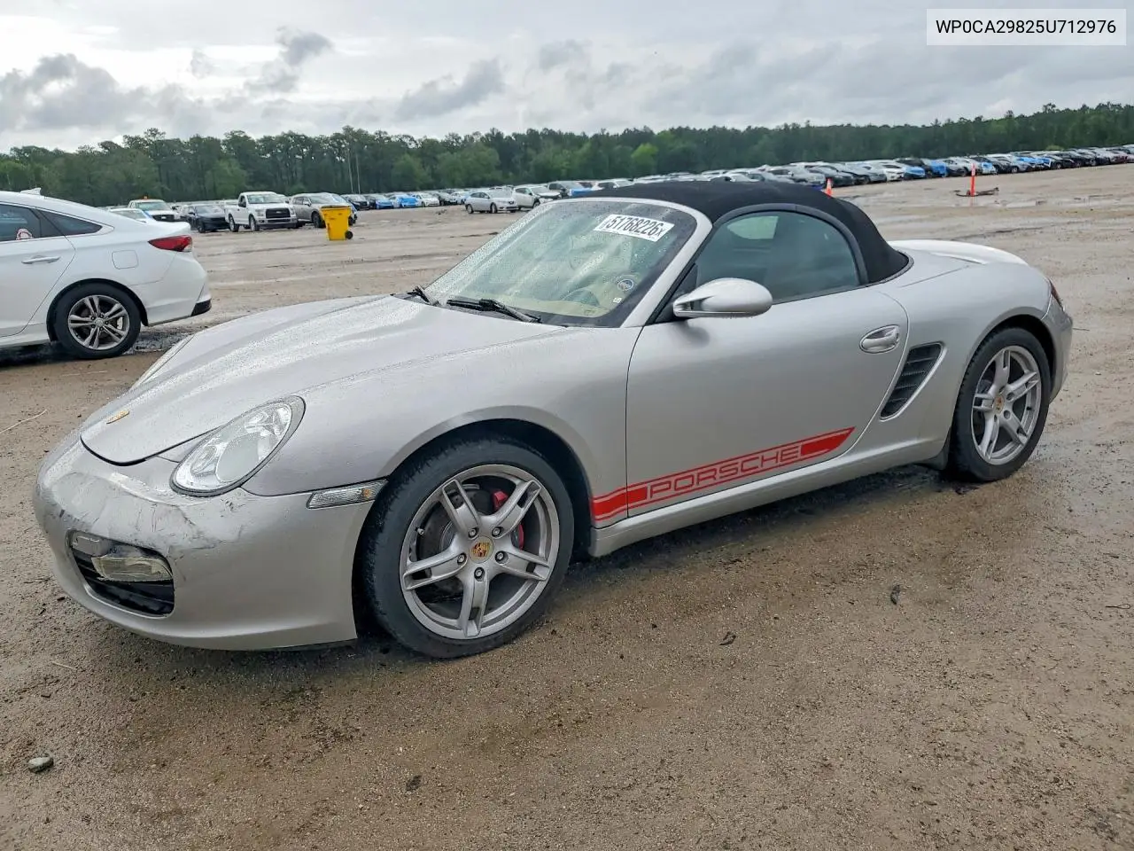 2005 Porsche Boxster VIN: WP0CA29825U712976 Lot: 51768226