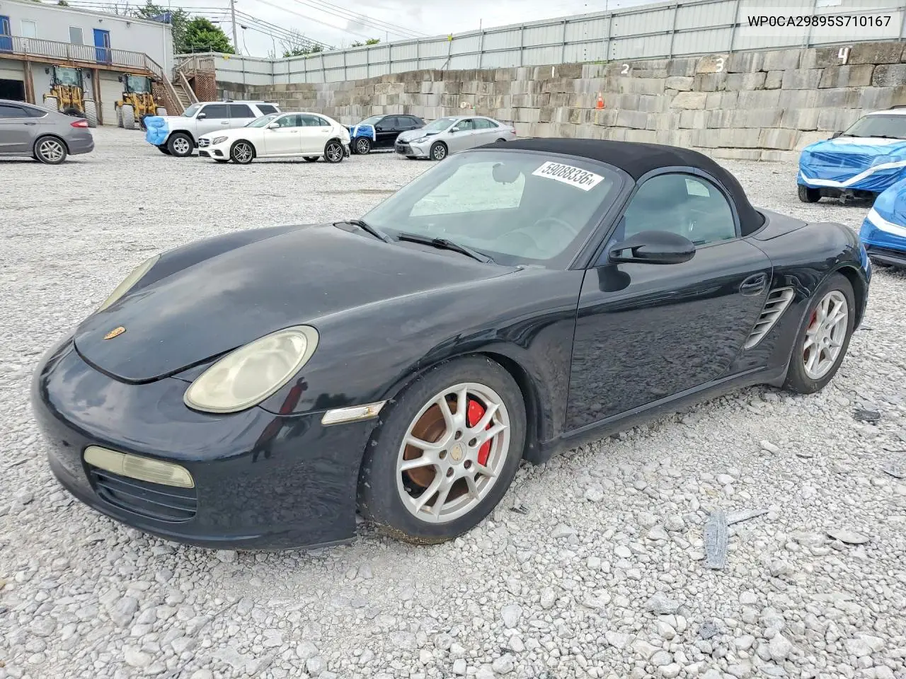 2005 Porsche Boxster VIN: WP0CA29895S710167 Lot: 59088336