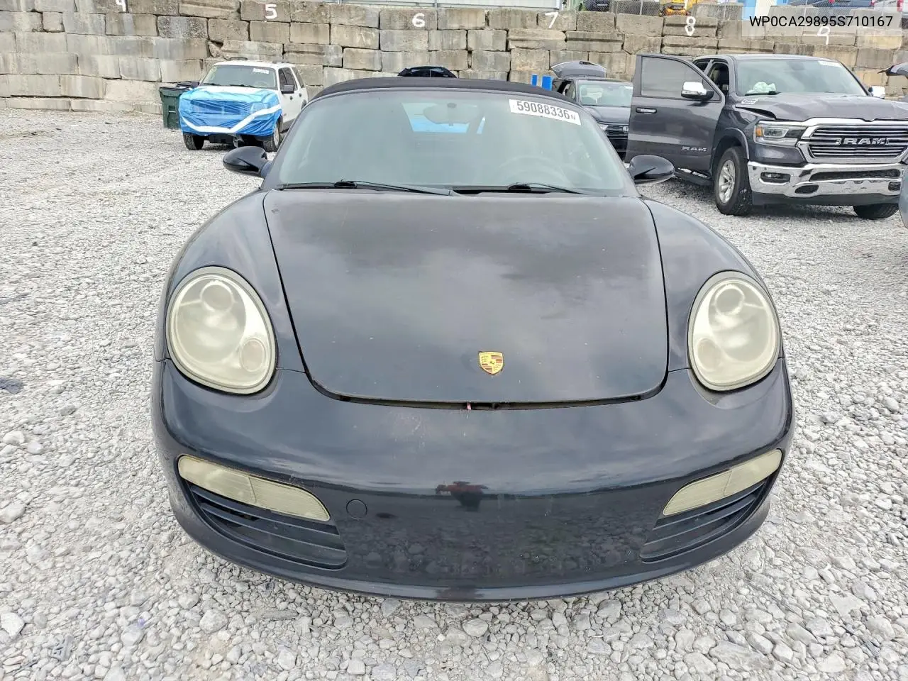 2005 Porsche Boxster VIN: WP0CA29895S710167 Lot: 59088336