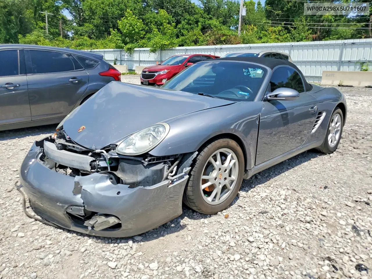 2005 Porsche Boxster VIN: WP0CA298X5U711607 Lot: 59340536